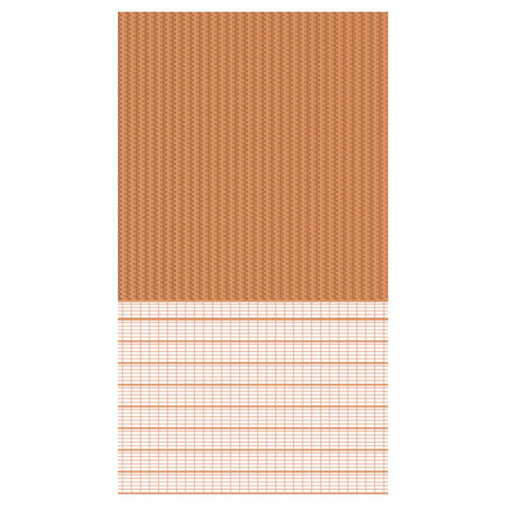 Stof Standaard 7-8 cm tot 280 breed Bruin