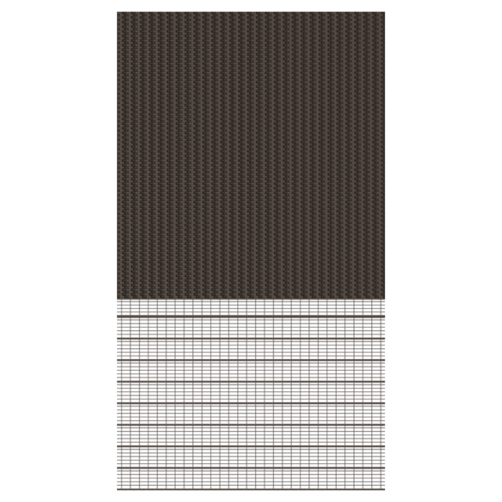 Stof Standaard 7-8 cm tot 280 breed Donker Bruin