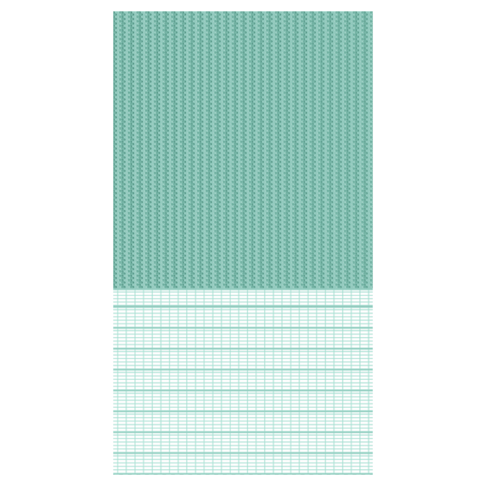 Stof Standaard 7-8 cm tot 280 breed IJsgroen