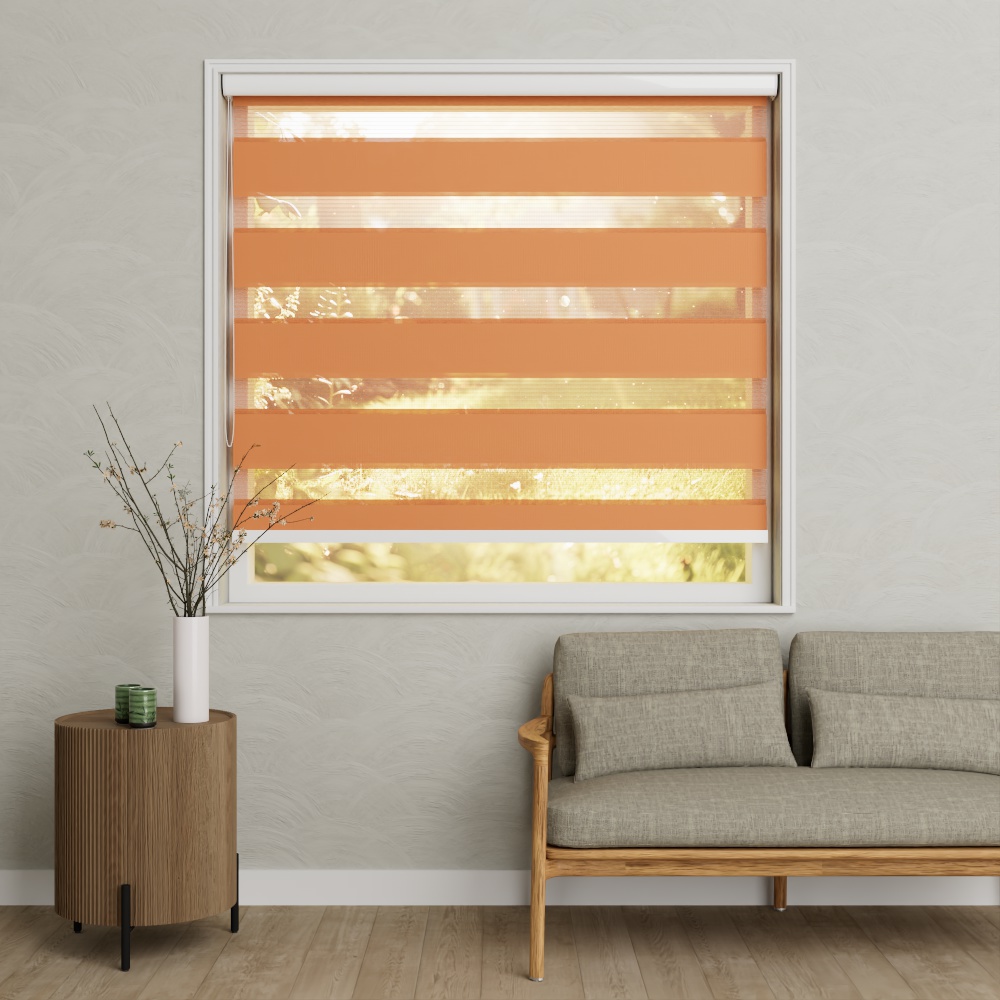 Duo rolgordijn standaard tot 280 breed Bruin