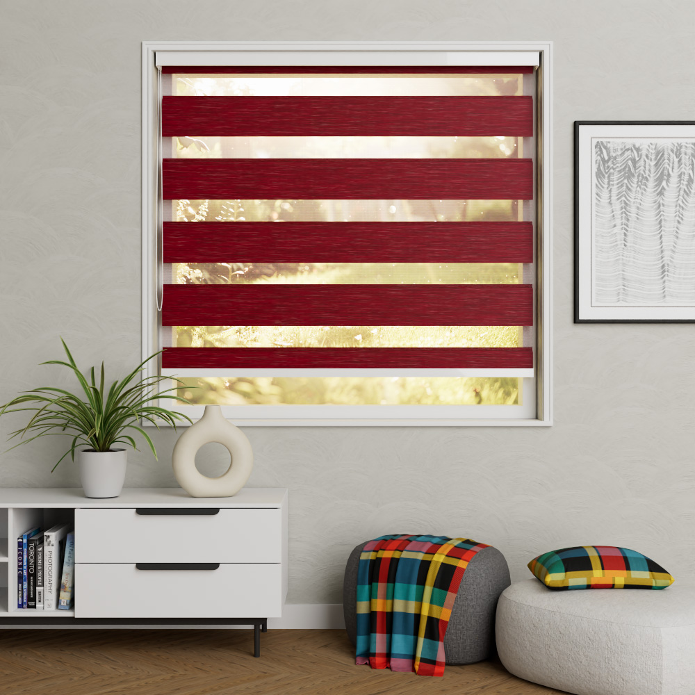 Duo rolgordijn XL Steen