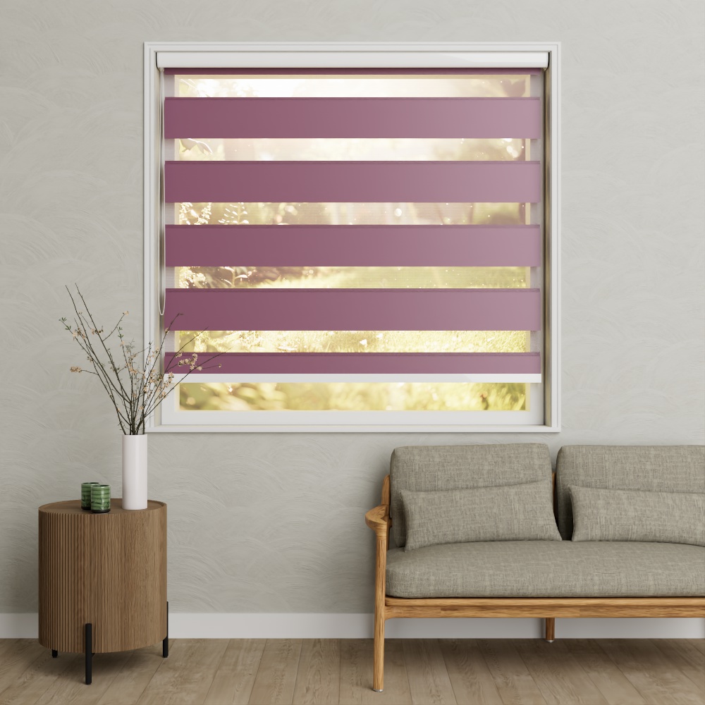 Duo rolgordijn XL Lilac