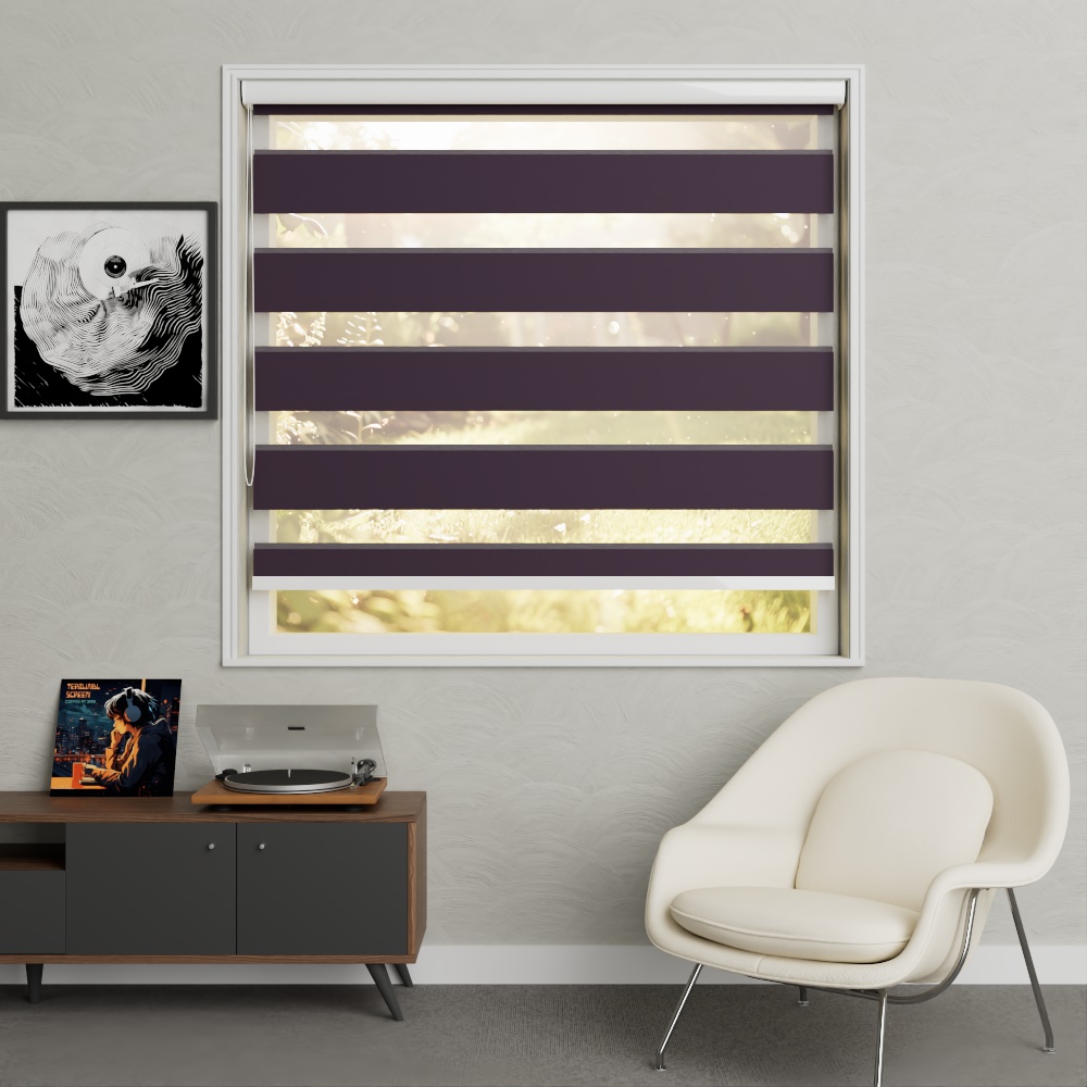 Duo rolgordijn Finesse Dark Taupe