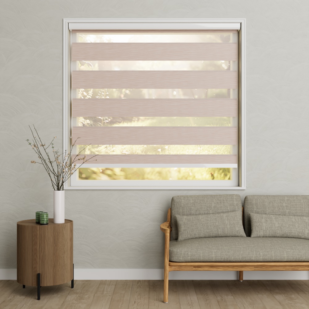 Duo rolgordijn Finesse Linnen Beige